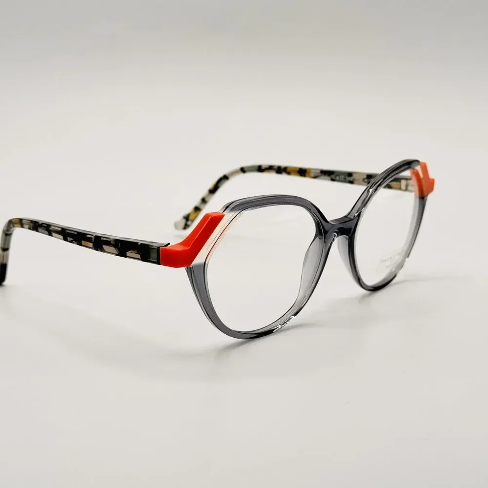 Face a Face Eyeglass Frames MOVES 2 4012 Blue Gray Handmade Frame 52-17-142 NEW